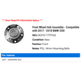 thumbnail image 2 of Front Wheel Hub Assembly - Compatible with 2017 - 2018 BMW 330i, 2 of 2