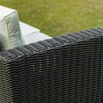 thumbnail image 4 of Resenkos 2 Pieces Patio Wicker Corner Sofa Set, Outdoor Sectional Furniture, Beige, 4 of 11