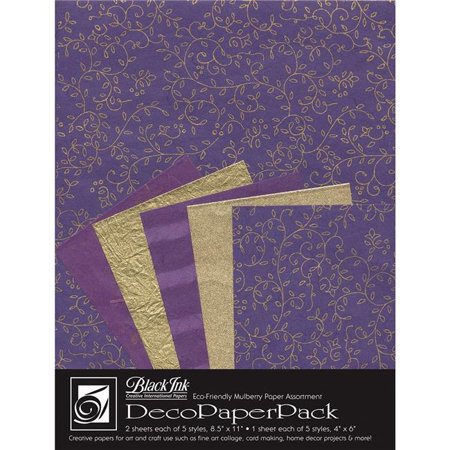 Graphic Products Dp 708 8 5 X 11 In Black Ink Decorative Paper