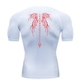 thumbnail image 4 of Hmhnsya Men's Compression T-Shirts, Original Graphic Design, Quick-Drying Fitness Apparel, Available in Short Sleeve Styles, 4 of 4