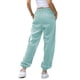 thumbnail image 4 of Pantalones de jogging con cordón para mujer: pantalones de chándal con cintura elástica y bolsillos, corte holgado informal para el día a día., 4 of 7