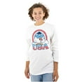 thumbnail image 3 of Tootsie Mr Owl American Patriot USA Unisex Plus Size Long Sleeve Shirt Brisco Brands 2X, 3 of 5