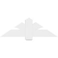 thumbnail image 2 of 48"W x 16"H x 2"D x 6"F, 8/12 Pitch, Redmond Architectural Grade PVC Gable Bracket, 2 of 8