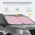 thumbnail image 4 of Fotbe Cherry Strawberry 2-Piece Car Windshield Sun Shade | Sun Blocker for Car Windshield | Foldable Automotive Interior Accessories for Sun Protection-Large, 4 of 7