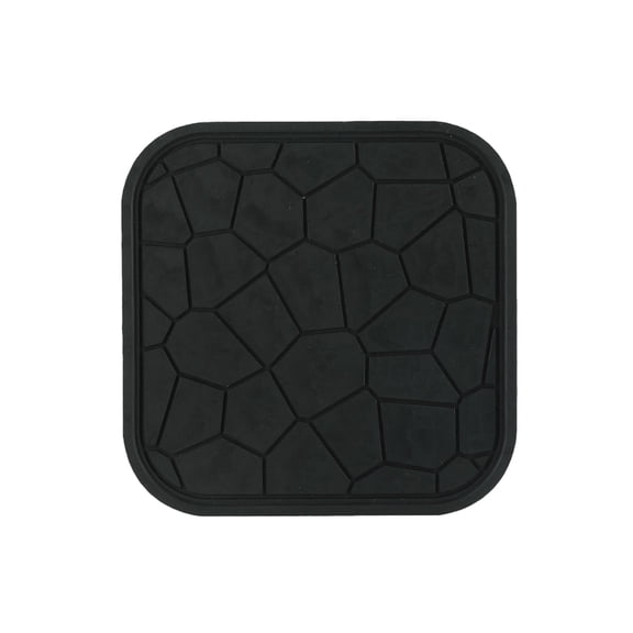Black Black Silicone Placemat Heat Resistant Up To 482°F Non Slip Kitchen Table Mat Multipurpose Hot Pad For Dishes Easy Clean