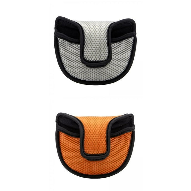Funda para putter de golf,Mallet Club Putter Headcover mini,Protector de la cubierta de la cabeza del putter del centro del mazo de golf,Cubierta protectora para cabeza de golf de