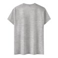 thumbnail image 3 of Women's Football Graphic T-Shirt, Women's Soccer Letter Print Short Sleeve T-Shirt, Casual Summer Neck Top for Women Sports Fan Tee Shirt Everyday for Soccer Tournament 2026 Light Gray Size: XL, 3 of 4