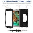 thumbnail image 4 of Dteck Case for Samsung Galaxy Tab A 8.0 SM-T290/T295/T297 (2019), Heavy Hybrid Rugged Shockproof Case with Handle Kickstand/Adjustable Shoulder Strap, Black, 4 of 7