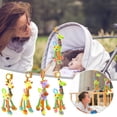 thumbnail image 2 of 3D Giraffe Plush Mobile, Colorful Educational Sensory Hanging Toy for Travel and Interactive Playtime Display Use, 2 of 9