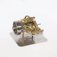 thumbnail image 3 of Steam Engine Model Kit That Works, Mini H4 Metal 4-Cylinder Steam Engine Model for Boat, Car, Generator, Educational Physics & Engineering Demonstration Kit for Adults & Teens, 3 of 6