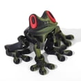 thumbnail image 1 of 3D Printed Articulated Magnetic Frog Fidget Toy, Fun Desk Buddy & Car Decor, 21 Colors Available, 1 of 6