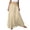 Beige, variant on Long Skirts for Women Cotton Linen Maxi Skirt, Elastic High Waist A-Line Skirt, Solid Color Flowy Long Skirt, Casual Boho Swing Skirt with Pockets,Beige L