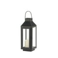 thumbnail image 4 of Zingz & Thingz 11" Black Contemporary Small Square Top Candle Lantern, 4 of 4