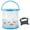 Blue, variant on Agiufgs Foldable Fishing Bucket 11 X 9.8 in Eva, High Transparency and Watertight, for Live Bait Storage and Catch Keeping, Blue