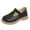 Black, variant on NOKIO Girls' Mary Jane Sandals Girls' Closed Toe Mary Janes Girls Princess Shoes Spring And Autumn New Hollow Small Leather Shoes Girls Single Shoes Middle And Big Children Breathable Shoes