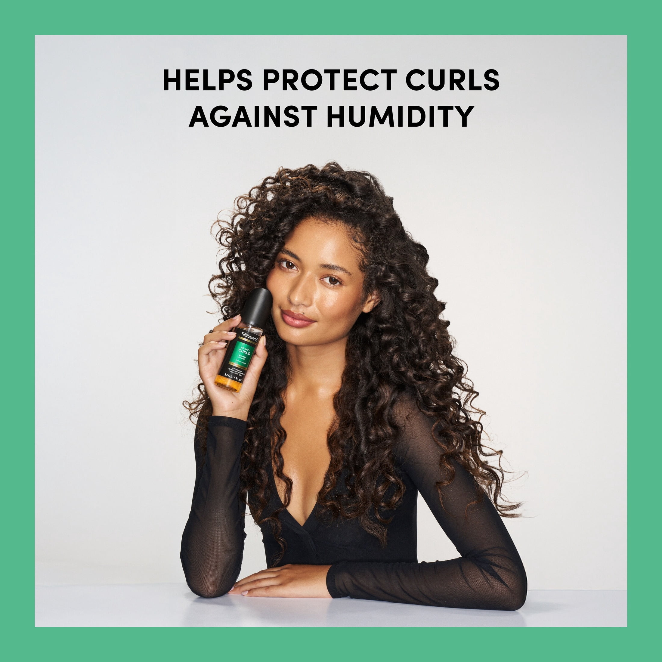 TRESemmé Biphase Oil Mist for a 48h Frizz Shield, Bouncy Curls with Peptide Blend, 3.3 fl oz