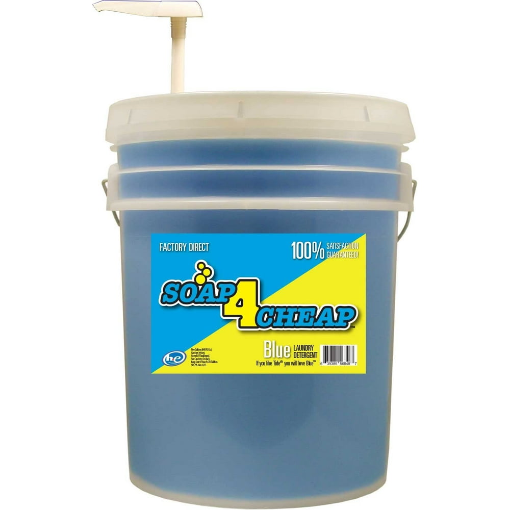 Soap 4 Cheap Liquid Laundry Detergent 640 Loads per Bucket 5 Gallons