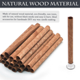 thumbnail image 3 of 20PCS Wood Spiral Candle Wicks 4x0.32inch/100x8mm, Wood Wick Tube, 3 of 5