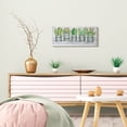 thumbnail image 2 of Stupell Industries Succulent and Cactus Jars with Plant Life Puns Canvas Wall Art Design by Cindy Jacobs, 10" x 24", 2 of 6