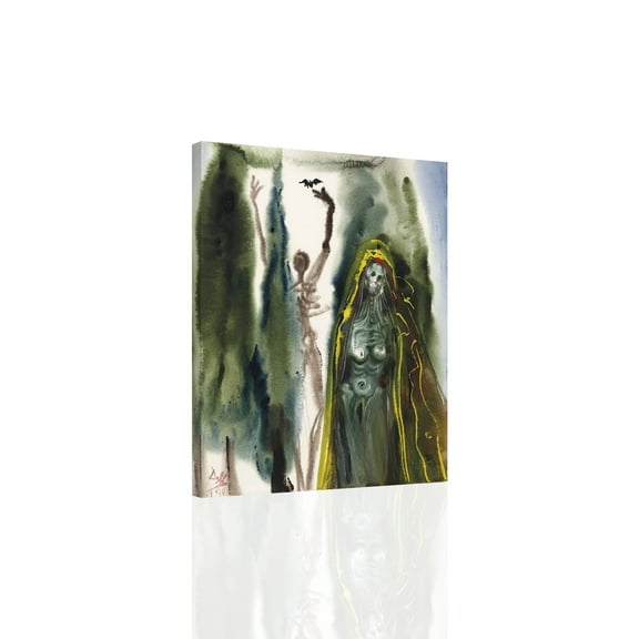 Salvador Dali 1970 Ulysse au royaume des morts - CANVAS OR PRINT WALL ART