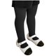 thumbnail image 2 of Cowsor Toddler Baby Girls Winter Fleece Lined Leggings Knit Thick Warm Full Length Tights Basic Velvet Pants, 2 of 6