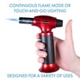 thumbnail image 4 of Logix Butane Torch, Red, 4 of 7