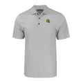 thumbnail image 2 of Men's Cutter & Buck  Gray Green Bay Packers Helmet Big & Tall Pike Eco Tonal Geo Print Stretch Recycled Polo, 2 of 3