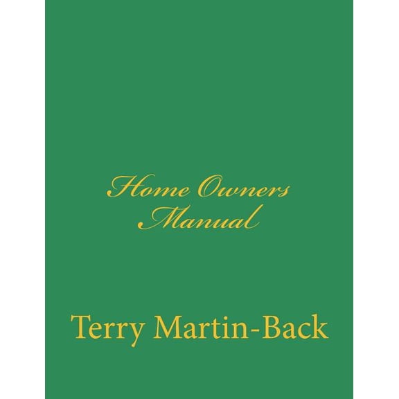 Home Owners Manual (Paperback)