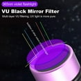 thumbnail image 3 of 365nm Uv Flashlight for Yooperlite Stone Light ,Black Light Flashlight Rechargeable for Resin Curing, Rocks Searching, Scorpion & Pet Urine Finding(Batteries are Included), 3 of 7