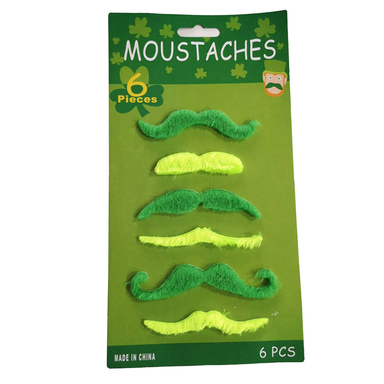 Green Top Hat And Beard St. Patricks Day Costume Accessories Beard