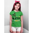 thumbnail image 3 of Hunting Crew Easter Bunny Egg Hunting Christian Event Youth T-shirt, Youth M, Green, 3 of 5