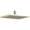 Lumicoat Polished Nickel, variant on Delta Universal Showering Components Single Setting Overhead Showerhead in Matte Black