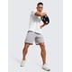 thumbnail image 3 of Shorts Deportivos para Hombre CRZ YOGA Secado Rápido 7" Gris M, 3 of 6