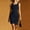 Navy, variant on Maxi Dress Summer Dinner Dresses for Women 2026 Solid Color Sleeveless Crew Neck Tassel Regular Fit Plus Size Athletic Dress for City and Travel XXL-S