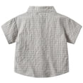 thumbnail image 2 of Tiijoy Boys Plaid Button Down Shirt Casual Lightweight Short Sleeve Pocket Shirt, 2 of 6