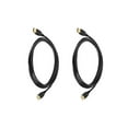 thumbnail image 1 of eDragon 2 Pack USB 2.0 A Male to A Male 28/24AWG Cable Gold Plated Black, 15 Feet, 1 of 1