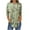 L#Green, variant on Yuanlook Womens Shirts V Neck 3/4 Sleeve Tops Business Casual Round Neck Tees Loose Work Blouses - Black - XL