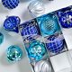 thumbnail image 5 of Juego de 2 bolas navideñas decorativas de pavo real de plástico galvanizado pintadas., 5 of 7