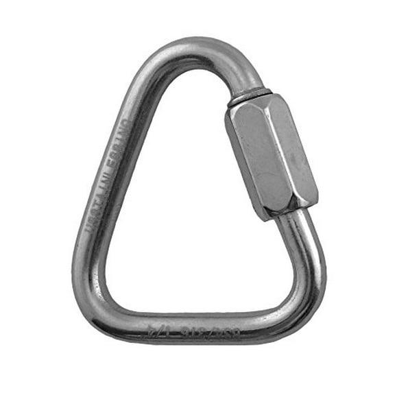 US STAINLESS Stainless Steel 316 Delta Quick Link 1/4" (6mm) Marine Grade Triangle