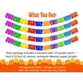 thumbnail image 5 of Day of The Dead (Dia de Los Muertos) Mexican Party Banners, Papel Picado Banner Set (Paper, 12.5-ft x 4; 50ft), 5 of 12