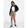 thumbnail image 2 of No Boundaries Denim Mini Skirt, Women's Sizes XXS-XXL, 2 of 5