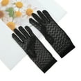 thumbnail image 5 of Unique Bargains 1 Pair Sunblock Mittens Ditsy Floral Lace Sun Block Driving Gloves for Women Black, 5 of 5
