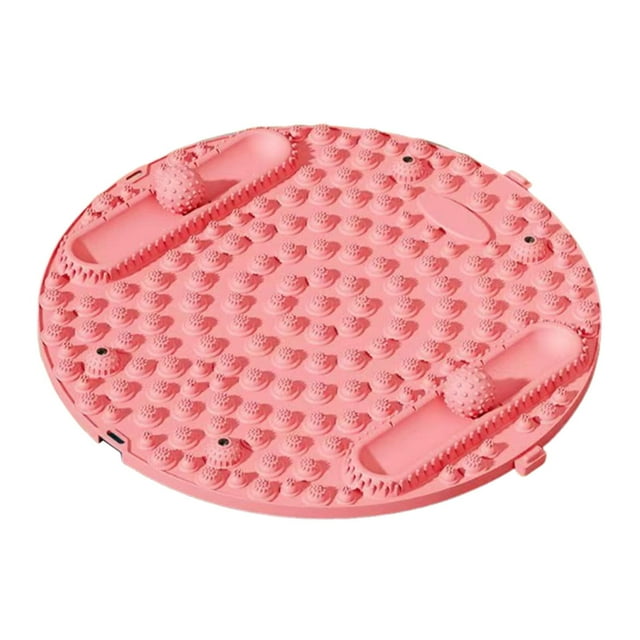 Esquirla Foot Massage Pad Foot Pressure Point Pad 55 cm Reflexology Mat Standing Pad for Home Travel Creative Convenient Easy to Clean Pink
