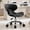 black, variant on Black Swivel & Adjustable Pedicure Stool - Ergonomic Nail tech Chair for Salon Professionals, Comfortable Pedicure Chair with Smooth Rotation