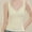 White, variant on Thermal Tank Tops Women Underwear Tops Sleeveless Undershirt for Women Cotton Camisole Warm Base Layer Beige XXL