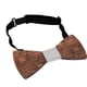 thumbnail image 1 of Pajaritas de madera para hombre, pajaritas ajustables de madera hechas a mano de madera de nogal Natural para fiesta de boda de esmoquin, 1 of 8