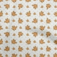 thumbnail image 1 of oneOone Velvet Orange Fabric Floral Craft Projects Decor Fabric Printed By The Yard 58 Inch Wide, 1 of 4