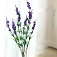 thumbnail image 3 of Raindrops 10Pcs Lavender Bouquet for Decorative Artificial Flowers 11.8X2.7X2.7In, 3 of 8