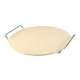 thumbnail image 2 of Pizza de piedra para horno con accesorios de soporte de estantería de transporte pan Piedra para hornear pan de pizzas crujientes para parrillas de, 2 of 8