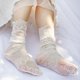 thumbnail image 3 of 2 pares de calcetines de estilo japonés Medias de encaje Calcetines sueltos para mujeres al aire libre, 3 of 5